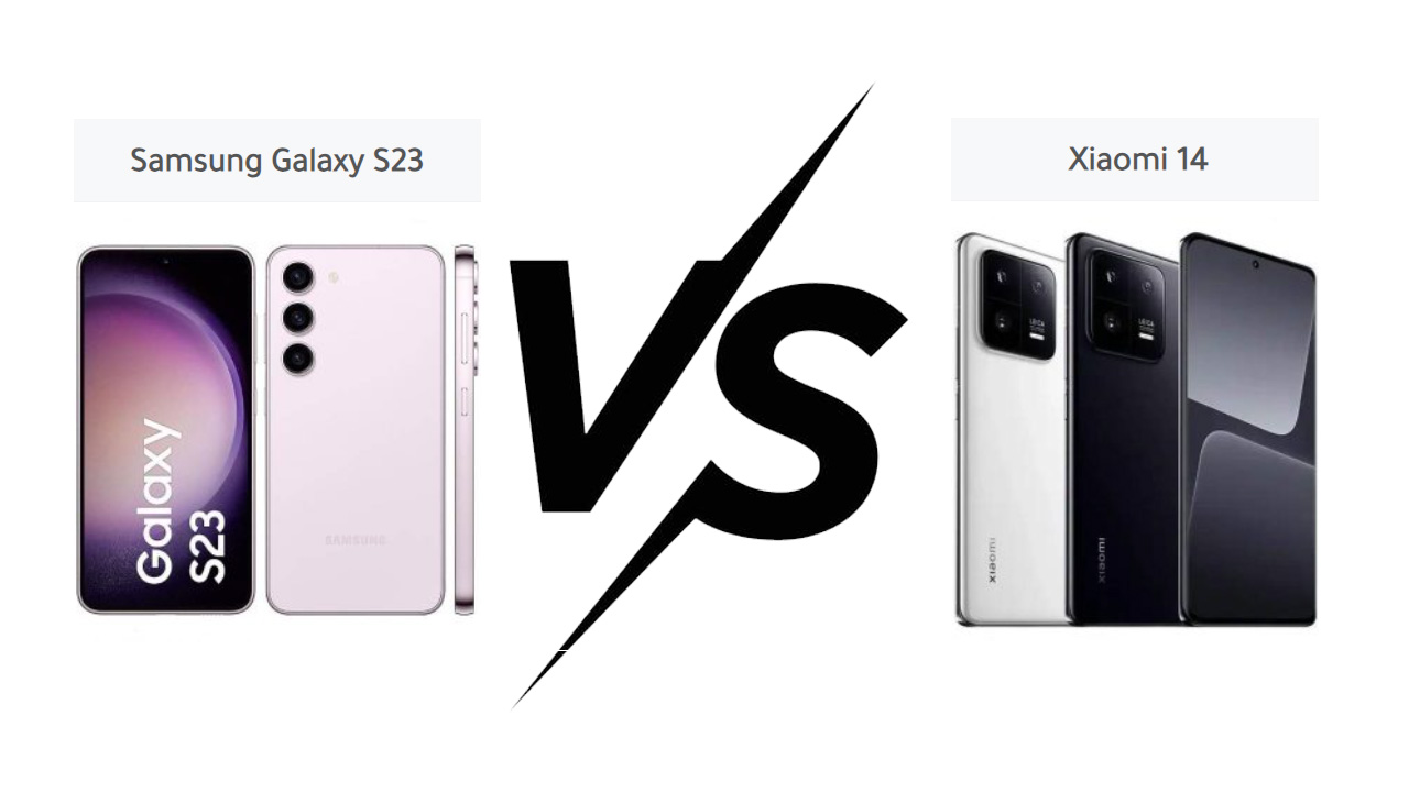 Xiaomi 14 contre Samsung Galaxy S23