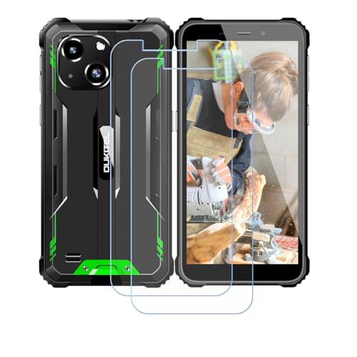 2-Pack for Oukitel WP32 Tempered Glass Screen Protector, 9H Hardness Anti-Scratch Anti-Fingerprint Anti-Bubble Compatible Full Coverage Clear Film for Oukitel WP32 (5,93")