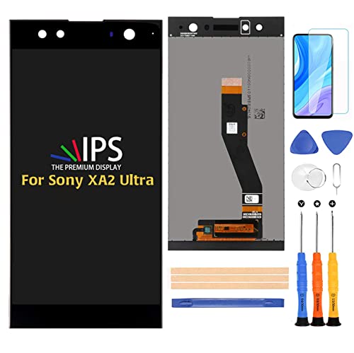 A-MIND for Sony Xperia XA2 Ultra LCD Display Screen Replacement,for Sony XA2 Ultra H4213 H4233 H3213 H3233 6.0” Display LCD Panel Repair Parts Kit,with Screen Protector + Tools（Black）
