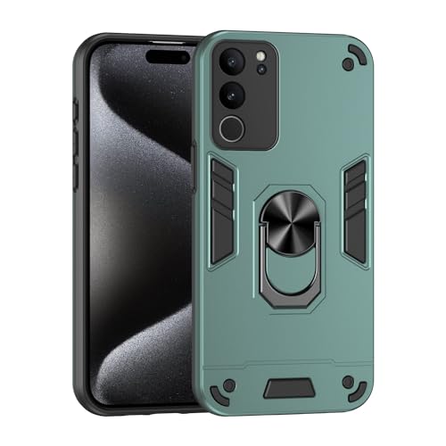 Anti-Scratch Case Compatible with Vivo V29 2023/V29 Pro 5G 2023 Phone Case with Kickstand & Shockproof Military Grade Drop Proof Protection Rugged Protective Cover PC Matte Textured Sturdy Bumper Case