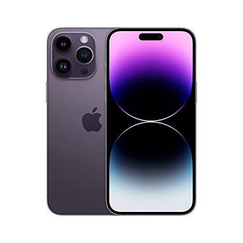 Apple iPhone 14 Pro Max, 256 GB, Deep Purple – entsperrt (Renewed Premium)