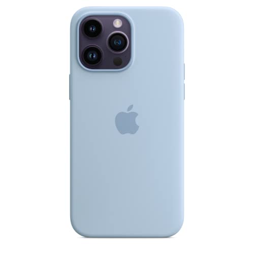 Coque en silicone Apple iPhone 14 Pro Max avec MagSafe - Ciel