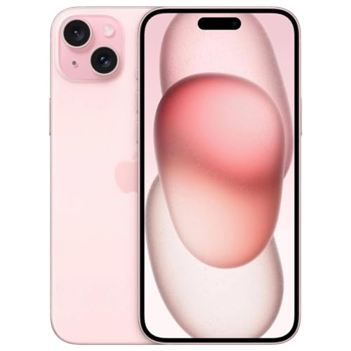 Apple iPhone 15 Plus, 128GB, Pink - Unlocked (Renewed)