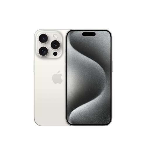 Apple iPhone 15 Pro (128 GB) - White Titanium | [Locked] | Boost Infinite plan required starting at $60/mo. | Unlimited Wireless | No trade-in needed to start | Get the latest iPhone every year