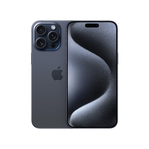 Apple iPhone 15 Pro Max (256 GB) - Blue Titanium | [Locked] | Boost Infinite plan required starting at $60/mo. | Unlimited Wireless | No trade-in needed to start | Get the latest iPhone every year