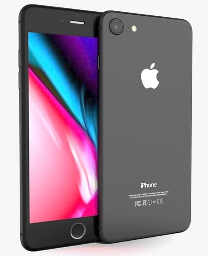 Apple iPhone 8 64 GB entsperrt – Grau (erneuert)