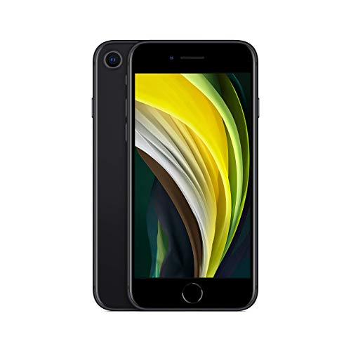 Apple iPhone SE 2e génération, version américaine, 64 Go, noir – Débloqué (renouvelé)