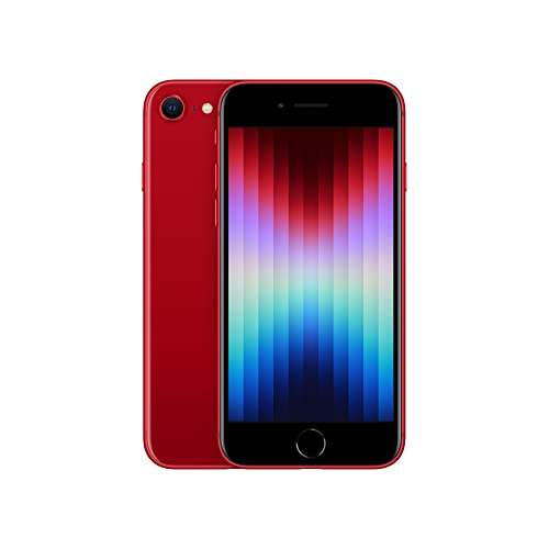 Apple iPhone SE 3rd Gen, 64GB, RED - Unlocked (Renewed Premium)