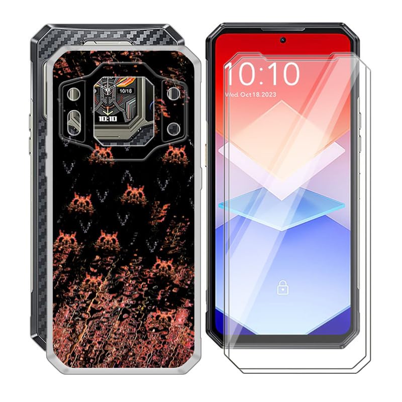 AQGGIIXY Phone Case for Oukitel WP30 Pro (6.78"), with 2 x Tempered Glass Screen Protector, Ultra-Thin Clear Soft TPU Bumper Anti-Scratch Shock-Proof Case for Oukitel WP30 Pro - XV9