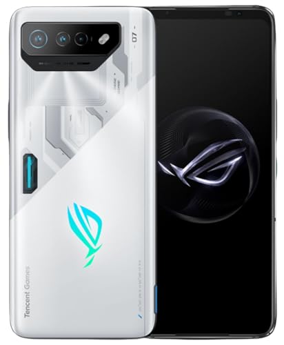 ASUS ROG Phone 7 5G Dual 256GB 12GB RAM Factory Unlocked (GSM Only | No CDMA - not Compatible with Verizon/Sprint) Tencent Version - White