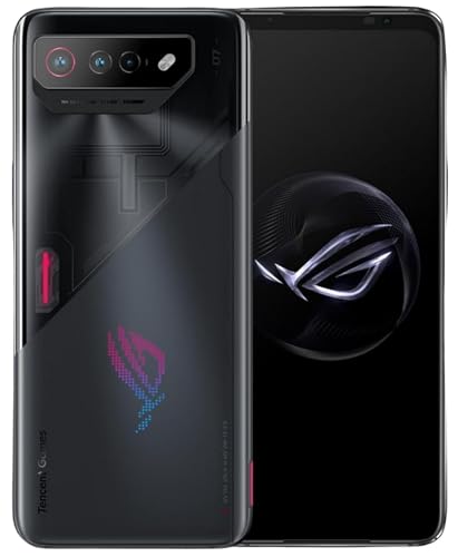 ASUS ROG Phone 7 5G Dual 256GB 8GB RAM Factory Unlocked (GSM Only | No CDMA - not Compatible with Verizon/Sprint) Tencent Version - Black