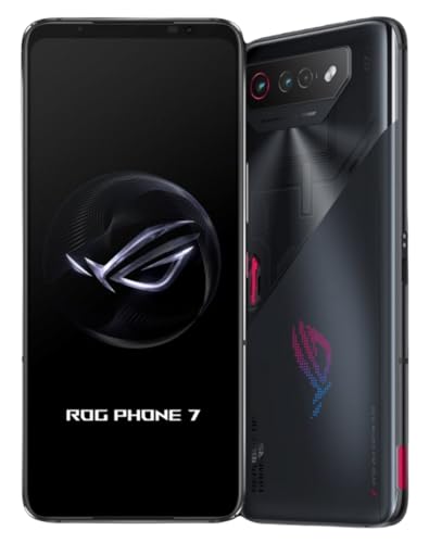 ASUS ROG Phone 7 5G Dual SIM 512GB 16GB RAM Factory Unlocked (GSM Only | No CDMA - not Compatible with Verizon/Sprint) Global Version - Black