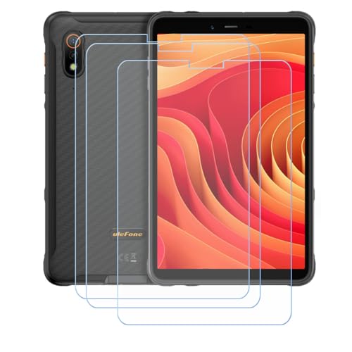 BMPNLSZ [3-Pack for Ulefone Armor Pad Lite Tempered Glass Screen Protector, 9H Hardness Anti-Scratch Anti-Fingerprint Anti-Bubble Compatible Full Coverage Clear Film for Ulefone Armor Pad Lite (8,0")