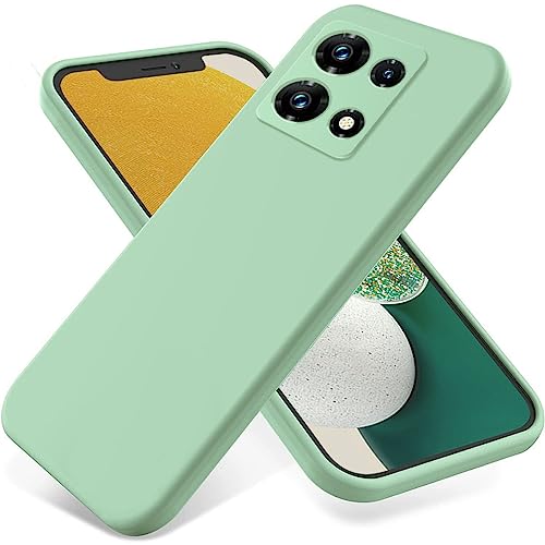 Case for Infinix Note 30 Pro, Silicone Protective Phone Case for Infinix Note 30 Pro with Silicone Lanyard, Slim Thin Soft Shockproof Cover for Infinix Note 30 Pro Silicone Case Green