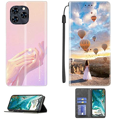 Case for Yezz Art 3 Pro Case Compatible with Yezz Art 3 Pro Phone Case Cover PU Leather Kickstand Magnetic Wallet Case CPT58