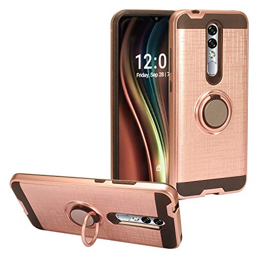 CELZEN - for Coolpad Legacy Brisa (2020) CP3706AS - Phone Case w/Ring Stand - RS2 Rosegold