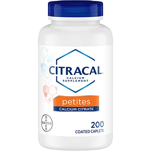 Citracal Calcium Citrate + D3 Petites Tablets - 200 ct, Pack of 3