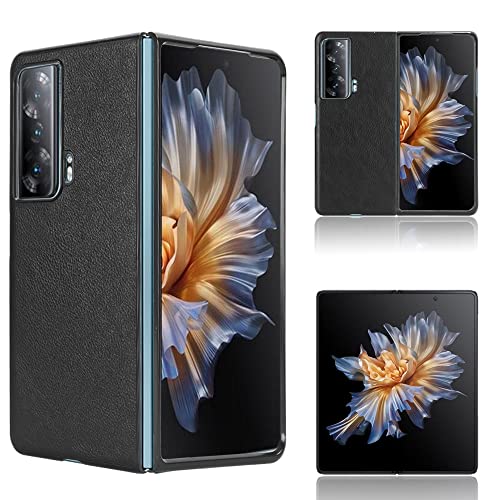 Compatible with Honor Magic Vs 5G 2022, Leather Silm Premium Business Protective Cover Case for Honor Magic Vs 5G 2022-Black