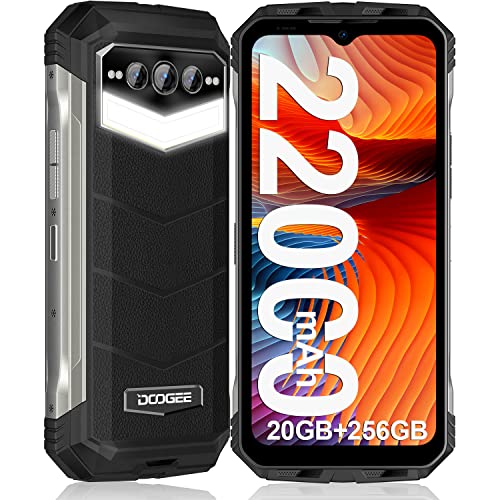 DOOGEE S100 Pro 2023 Rugged Smartphone, 20GB+256GB, 5G Rugged Phone Unlocked 66W/10800mAh Battery Rugged Cell Phone, 120Hz 6.58" 108MP Camera, IP68 Waterproof, Dual Speakers, Night Vision, NFC, OTG