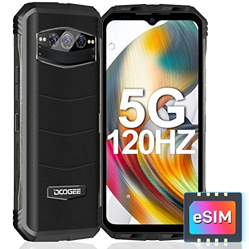 DOOGEE V30 Rugged Smartphone(2023), eSIM Dual 5G 15GB+256GB  Rugged Phone Unlocked, 6.6 FHD+ /120Hz Rugged Cell Phone, Dual Hi-Res  Speakers, Android 12, 108MP Triple Camera, Night Vision, NFC, OTG :  Everything