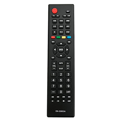EN-22653A Replacement Remote Control fit for Hisense TV 32K20D 46K360M 32A320 39A320 40H3 40K360MN 46K360MN 46K360MV1 46K360MV2 40K24D 50H3B 40K360M 40K20D 50K20D 40H3 50H3 50K23DG