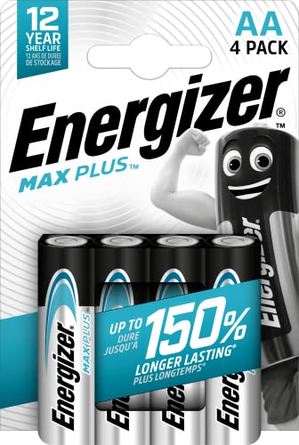Energizer E301323600 Max Plus Mignon (AA) Pack of 4 Chrome