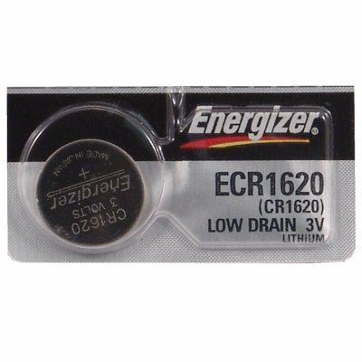 ENERGIZER ECR1620 ENERGIZER LITHIUM BATTERY, FEATURES: HIGH ENERGY, LONG LIFE POWER SOURCE, GOOD LOW AND HIGH TEMPERATURE OPERATIONS, RECOMMENDED (100 pieces)