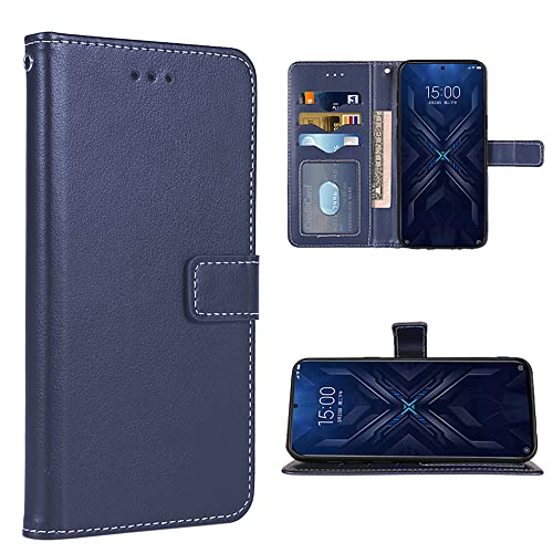 FDCWTSH Compatible with Xiaomi Black Shark 4/4 Pro/4s Wallet Case and Leather Flip Card Holder Stand Cell Accessories Mobile Folio Purse Credit Phone Cover for BlackShark 4s Pro Women Men Blue