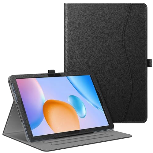 Fintie Case for TECLAST M40 Plus / P40HD / P30S / P25T 10 inch Tablet, Multi-Angle Viewing Protective Stand Cover with Pencil Holder & Pocket Also Compatible 10.1" Blackview Tab12 Pro (Black)