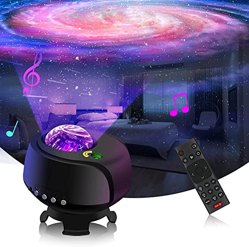 FLITI The Largest Coverage Area Galaxy Lights Projector 2.0, Star Projector, with Changing Nebula and Galaxy Shapes Night Light