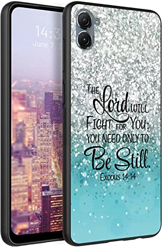 for Asus Zenfone 9 Case, RAUEDWDJS Soft TPU Ultra-Thin Asus Zenfone 9 Case for Women, Flexible Anti Scratch Protective Shockproof Cover for Asus Zenfone 9（5.9", Glitter Blue Exodus 14:14