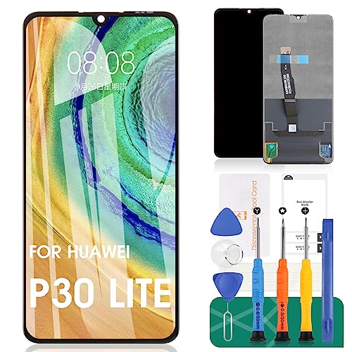 for Huawei P30 Lite Screen Replacement for Huawei P30 Lite LCD for Huawei P30 Lite Display for MAR-LX1M, MAR-AL00 Digitizer Touch Screen Assembly Repair Part