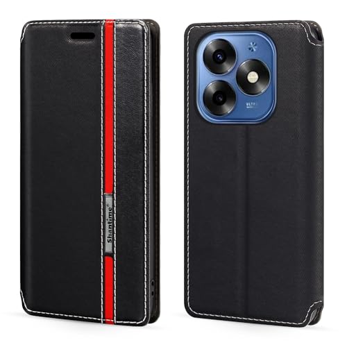 for ITEL S23+ Case, Fashion Multicolor Magnetic Closure Leather Flip Case Cover with Card Holder for ITEL S23 Plus (6.78”)