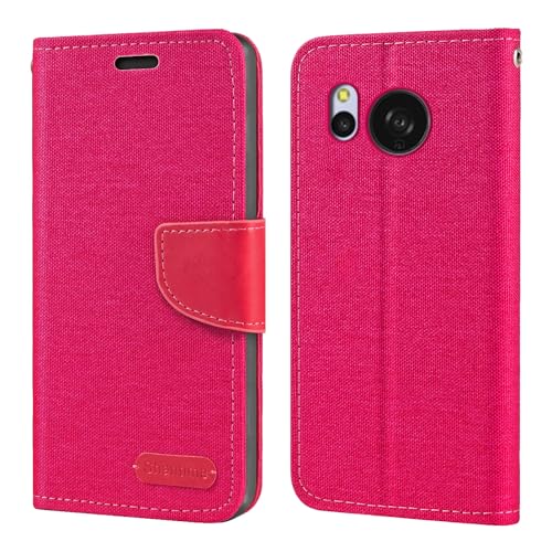 for Sharp Aquos Sense 8 SH-54D SHG11 Case, Oxford Leather Wallet Case with Soft TPU Back Cover Magnet Flip Case for Sharp Aquos Sense 8 SH-54D SHG11 (6.1”)