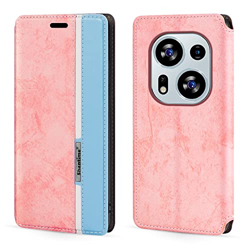 for Tecno Phantom X2 Case, Fashion Multicolor Magnetic Closure Leather Flip Case Cover with Card Holder for Tecno Phantom X2 Pro (6.8”)