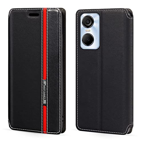 for Tecno Pop 6 Pro Case, Fashion Multicolor Magnetic Closure Leather Flip Case Cover with Card Holder for Tecno Pop 6 Pro (6.6”)