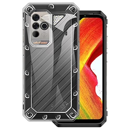 for Ulefone Power Armor 19 Ultra Thin Phone Case, Gel Pudding Soft Silicone Phone Case for Ulefone Power Armor 19 6.58 inches (Transparent)