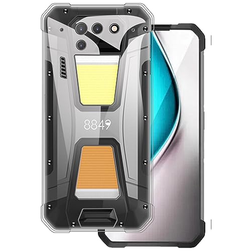 for Unihertz Tank 2 Ultra Thin Phone Case, Gel Pudding Soft Silicone Phone Case for Unihertz 8849 Tank 2 6.81 inches (Transparent)