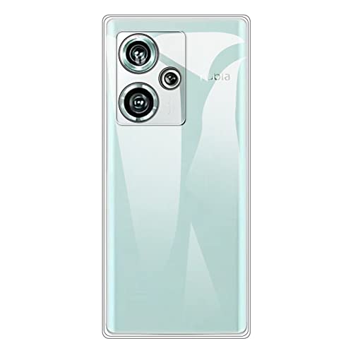for ZTE Nubia Z50 Case, Soft TPU Back Cover Shockproof Silicone Bumper Anti-Fingerprints Full-Body Protective Case Cover for ZTE Nubia Z50 Rabbit Year (6.67 Inches) (Transparent)