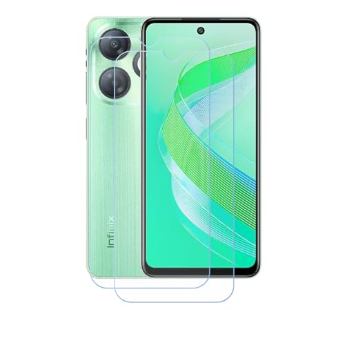 FZZSZS (2-Pack Screen Protector for Infinix Smart 8, Anti Scratch 9H Hardness Protective Film Premium HD Clarity Tempered Glass Friendly Designed for Infinix Smart 8 (6.6")