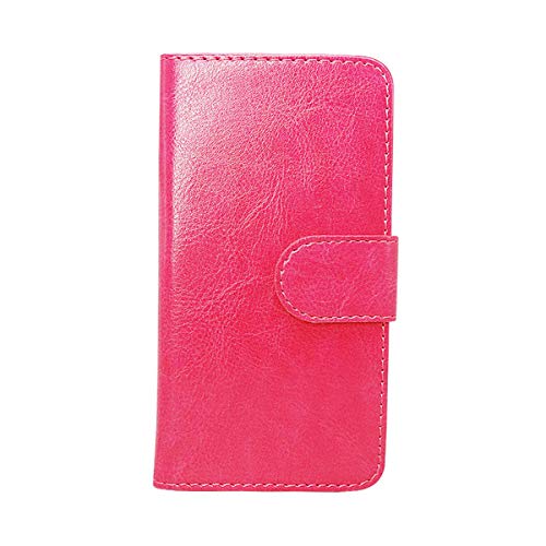 FZZSZS PU Leather Wallet Flip Protective Case for Nuu Mobile R3,Magnetic Flip Cover with Card Slots and Stand Shell for Nuu Mobile R3 (6.8") - Rose