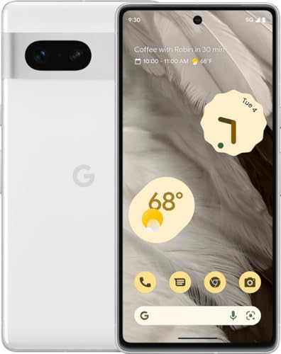 Google Pixel 7-5G Android Phone - Unlocked Smartphone with Wide Angle Lens and 24-Hour Battery - 128GB - Snow (Renewed)