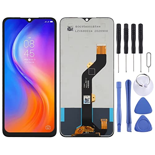 HAWAME Repair Parts OEM LCD Screen for Infinix Hot 12 Pro/Tecno Pop 6 Pro with Digitizer Full Assembly Phone Replacement Set