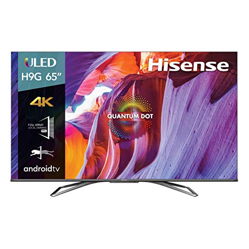 Hisense 65-Inch Class H9 Quantum Series Android 4K ULED Smart TV with Hand-Free Voice Control (65H9G, 2020 Model)