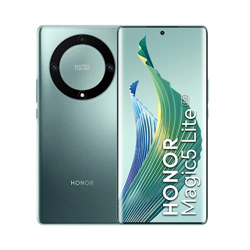 Honor Magic5 Lite Dual-SIM 128GB ROM + 6GB RAM (Only GSM | No CDMA) Factory Unlocked 5G Smartphone (Emerald Green) - International Version