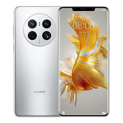 HUAWEI Mate 50 Pro Dual-SIM 256GB ROM + 8GB RAM (Only GSM | No CDMA) Factory Unlocked 4G/LTE Smartphone (Silver) - International Version