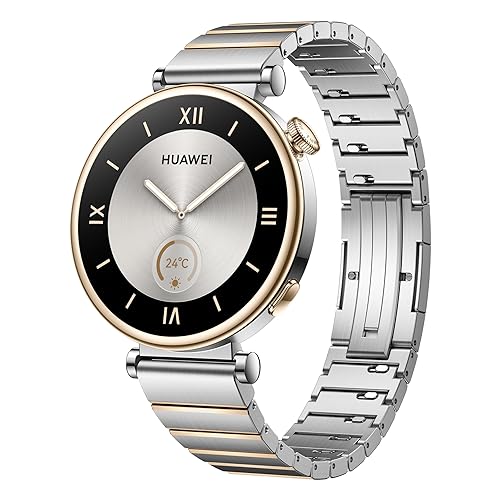 HUAWEI Watch GT 4 B19T 41mm Bluetooth Smartwatch 1.32" AMOLED Screen Stainless Strap - Silver