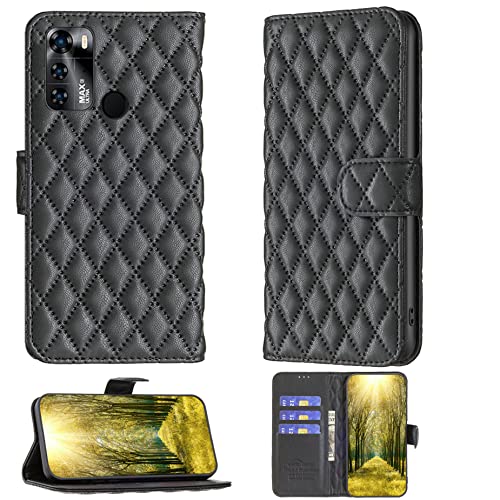 jioeuinly Case for Yezz Max 3 Ultra Case Compatible with Yezz Max 3 Ultra Phone Case Flip Stand Cover Women Wallet Black