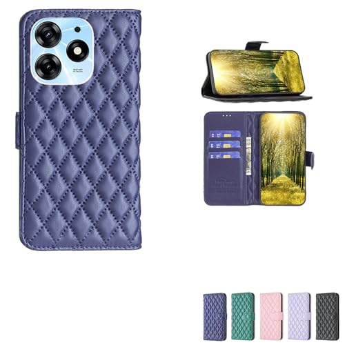 jioeuinly Tecno Spark 20 Pro Case Compatible with Tecno Spark 20 Pro Phone Case Cover Flip Stand Cover Women Wallet Blue