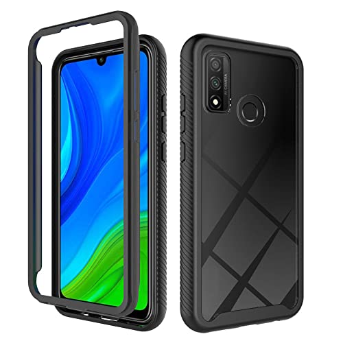Kukoufey Case for Huawei Nova Lite 3+ Case Cover,Anti-Fall and Shock-Absorbing Protective Cover Case for Huawei P Smart 2020 POT-LX1A Pot-LX3 POT-L21A / Nova Lite 3+ Case Black